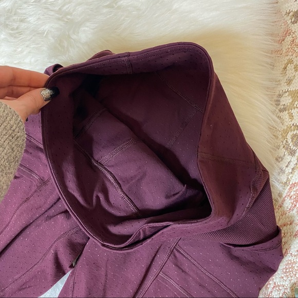 Lululemon Maroon Om & Roam Untight Tight Yoga Travel Athliesure Size 4 - Picture 6 of 14
